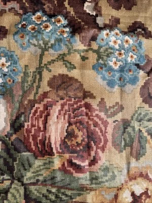 Tela decorativa Lee Jofa Isabella oro oliva lino muestra grande #5 Foto 1 de 4