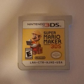 Super Mario Maker 3DS (Nintendo 3DS, 2016) Cart Only -Tested-