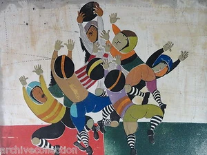 Graciela Rodo Boulanger " Rugby " Original Etching Artwork S/N - Picture 1 of 3