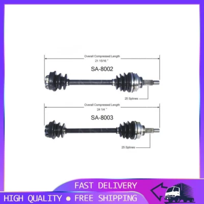 2X Front CV Axle Joint Fits 900 Saab 1985 1986 1987 1988 1989 PG — 第 1/4 张图片