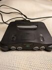 Nintendo 64 Video Game Console Black with Power Supply Adapter Cable