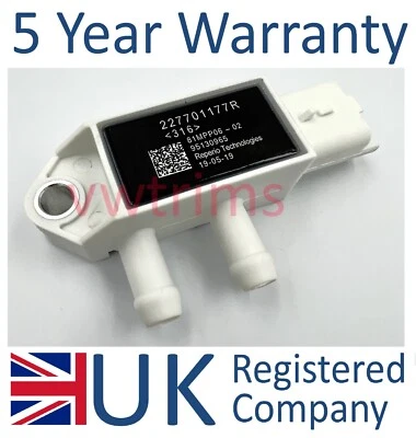 DPF Exhaust Pressure Sensor 227701177R 93457569 Mercedes Dacia Renault Vauxhall - Image 1 of 4