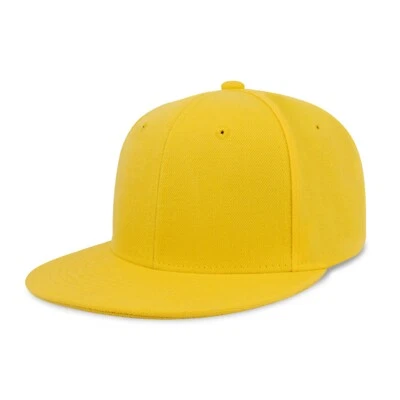 CHOK.LIDS Flat Bill Visor Classic Snapback Hat Blank Adjustable Brim High Top - Image 1 of 4