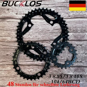 Juego de Cadena Triple 22/32/44t 3x9s Redondo MTB Bicicleta Plato 104/64bcd - Imagen 1 de 11