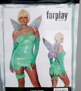 Sexy Green Fairy with wings Forplay Tink About Me Tinkerbell Costume L/XL - Picture 1 of 4
