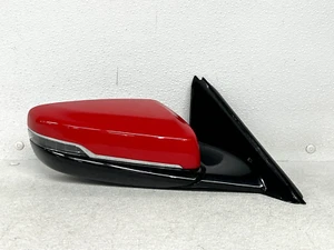 ⭐2020-2024 CADILLAC CT5 RIGHT PASS BLIND SPOT SIDE VIEW MIRROR RED OEM LOT2534 - Picture 1 of 16