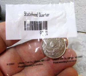 1999 D mint uncirculated Georgia state USA quarter in sealed plastic bag - Picture 1 of 3