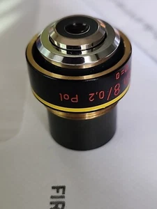 ZEISS Epiplan 8 / 0,2 pol d=0 Mikroskop Objektiv - Bild 1 von 3