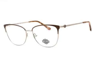 Marco de gafas de gato de metal marrón Harley Davidson HD0569 050 55-16-140 HD Foto 1 de 2