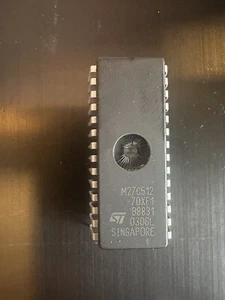 M27C512-70XF1 DIP-28 EPROM 512K (64Kx8) 70ns - Imagen 1 de 1