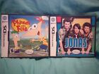 Phineas And Ferb + Jonas Nintendo Ds Bundle Totally Epic Both Complete Holy Cow!