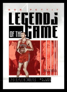 Bob Pettit 2020 Hoops Legends of the Game/tarjeta 699 #50 St Louis Hawks - Imagen 1 de 2