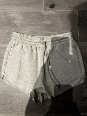 Topshop Grey Marl Runner Shorts 8 - Image 1 of 3