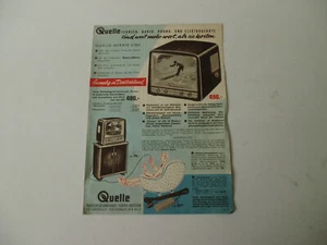 Quelle Katalog Fernseh Radio Phono und Elektrogeräte - Bild 1 von 3