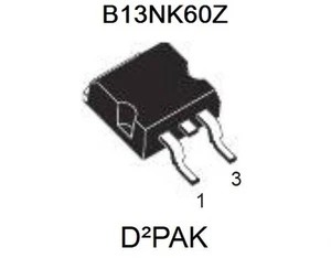 STB13NK60Z ZENER PROTECTED SUPERMESH POWER MOSFET cod. 7190 - Picture 1 of 1