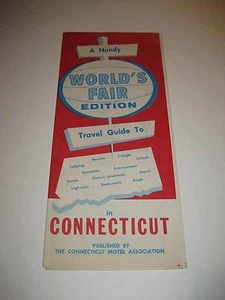 1964-1965 NY Weltausstellung "Reiseführer nach Connecticut" - Bild 1 von 3