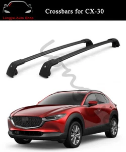 Barra transversal compatible con portaequipajes de techo Mazda CX-30 CX30 2020-2022 - Imagen 1 de 8