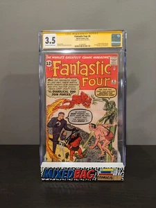 Fantastic Four #6 CGC 3.5 signiert von Stan Lee - 2. Doctor Doom Marvel Comics - Bild 1 von 10