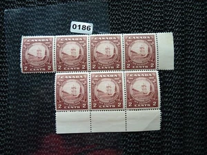 VINTAGE CANADA UNCUT STAMPS 1934 NEW BRUNSWICK  Historical Events   NO186 - Picture 1 of 2