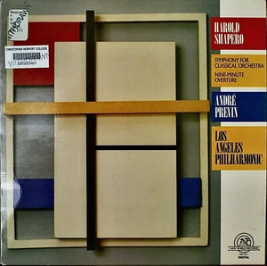 HAROLD SHAPERO: Symphony for Classical Orchestra-1988LP PREVIN LA PHILHARMONIC - Imagen 1 de 1