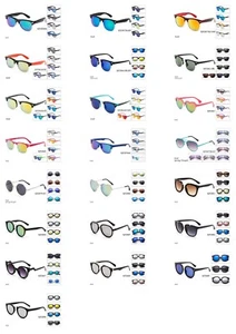Wholesale Metal Plastic Top Fashion Bulk Sunglasses 24 Pairs for Kid, boy, girl - Picture 1 of 23