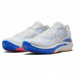 Size 9 - Nike Air Zoom GT Cut 2 Summit White Comet Blue New Basketball Shoes - Picture 1 of 10