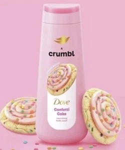 Dove X Crumbl Duschgel Konfetti Kuchen NEU 20oz Rosa Geschenk - Bild 1 von 3