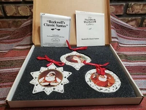 Norman Rockwell Clásico Santa Ornamento Colección Nuevo Limitado Gran Precio Raro - Imagen 1 de 12