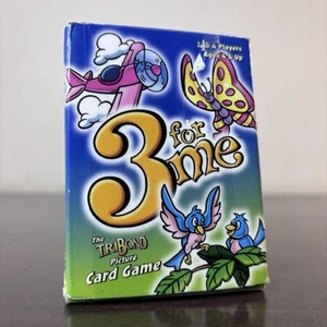Card Game - 3 For Me- Patch Products 2000 Big Deal Memory, Search, Go Fish - Picture 1 of 8