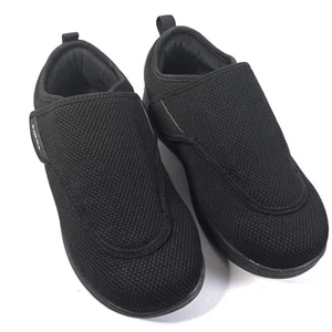 FitVille scarpa da donna EasyTop Wings per diabetici taglia US 9,5 EW antidolorifico ai piedi nera - Foto 1 di 11