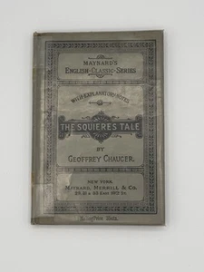 Maynard’s English Classic Series "THE SQUIERES TALE" Antique Book 1800’s - Bild 1 von 6