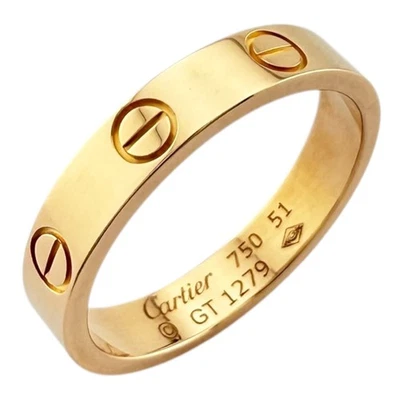 CARTIER Ring US 5 3/4 EU51 K18 Pink Gold used - Image 1 of 4