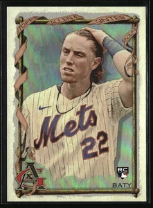 Retrato plateado Brett Baty #374 RC Mets Topps Allen & Ginter 2023 - Imagen 1 de 2