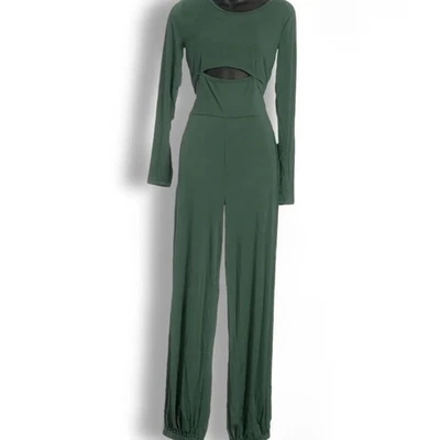 Mono Favlux Manga Larga Para Mujer Medio Verde Sexy Informal Elastizado Prendas para club nocturno NUEVO Foto 1 de 4