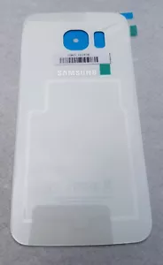 Original Samsung Galaxy S6 - edge SM-G925 Rear Back Glass Cover Case White - Picture 1 of 2