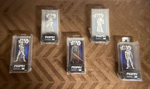 Star Wars 1st Wave FiGPiN Set of 5 ~ NEW * Never Unlocked or Opened - Imagen 1 de 7