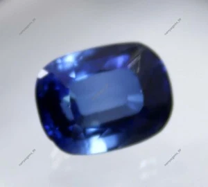 10 Ct Zaffiro Ceylon Naturale Perfetto Taglio Cuscino CERTIFICATO Blu Gemma S... - Foto 1 di 10