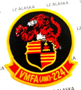U.S. MARINE CORPS VMFA (AW)-224 ALL WEATHER ATTACK PATCH (MC1) USMC AVIATION - Bild 1 von 3