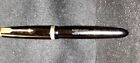 Parker Black Bodied Duofold Fountain Pen With 14k Nib, 13cm. #2