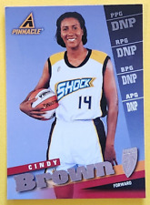 CINDY BROWN 1998 Pinnacle WNBA #49 RC Detroit Shock