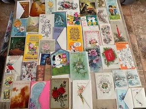 59 Vintage All Occasion Greeting Cards UNUSED - Picture 1 of 12