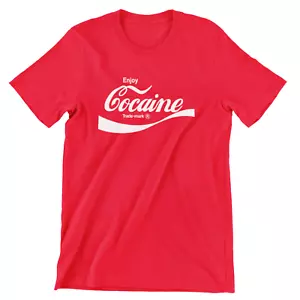 Camiseta Enjoy Cocaine Coca Cola - Imagen 1 de 5