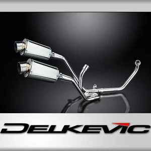 Suzuki SV650 Full 2-2 SS70 9" Stainless Oval Mufflers Exhaust 98 99 00 01 02 - Picture 1 of 2