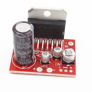 Mini TDA7377 DC 12V 9V-16V Dual Channel Stereo 35W*2 Audio Power Amplifier - Afbeelding 1 van 4