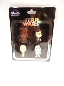 Star Wars Celebration Japan 2025 Pin Trading A New Hope 4-pack-Vader,Han,etc - Picture 1 of 5