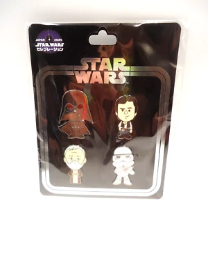 Star Wars Celebration Japan 2025  Pin Trading A New Hope 4-pack-Vader,Han,etc - Image 1 of 4
