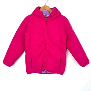 Boulder Gear Otto Reversible Fleece Insulator Hooded Snow Jacket Girl 7 Pink Owl - Bild 1 von 10