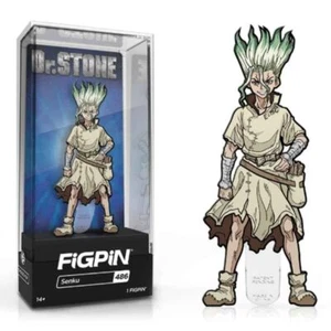 FiGPiN Dr. Stone Senku Figpin #486 Pin Metal Esmalte Anime 3 Pulgadas *Nuevo* - Imagen 1 de 2