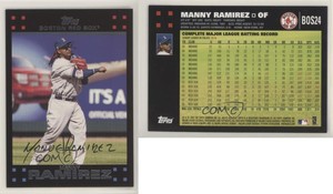 2007 Topps Boston Red Sox Gift Set Manny Ramirez #BOS24