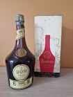 Bouteille de liqueur Bénédictine B and B années 1950 DOM avec coffret d'origine